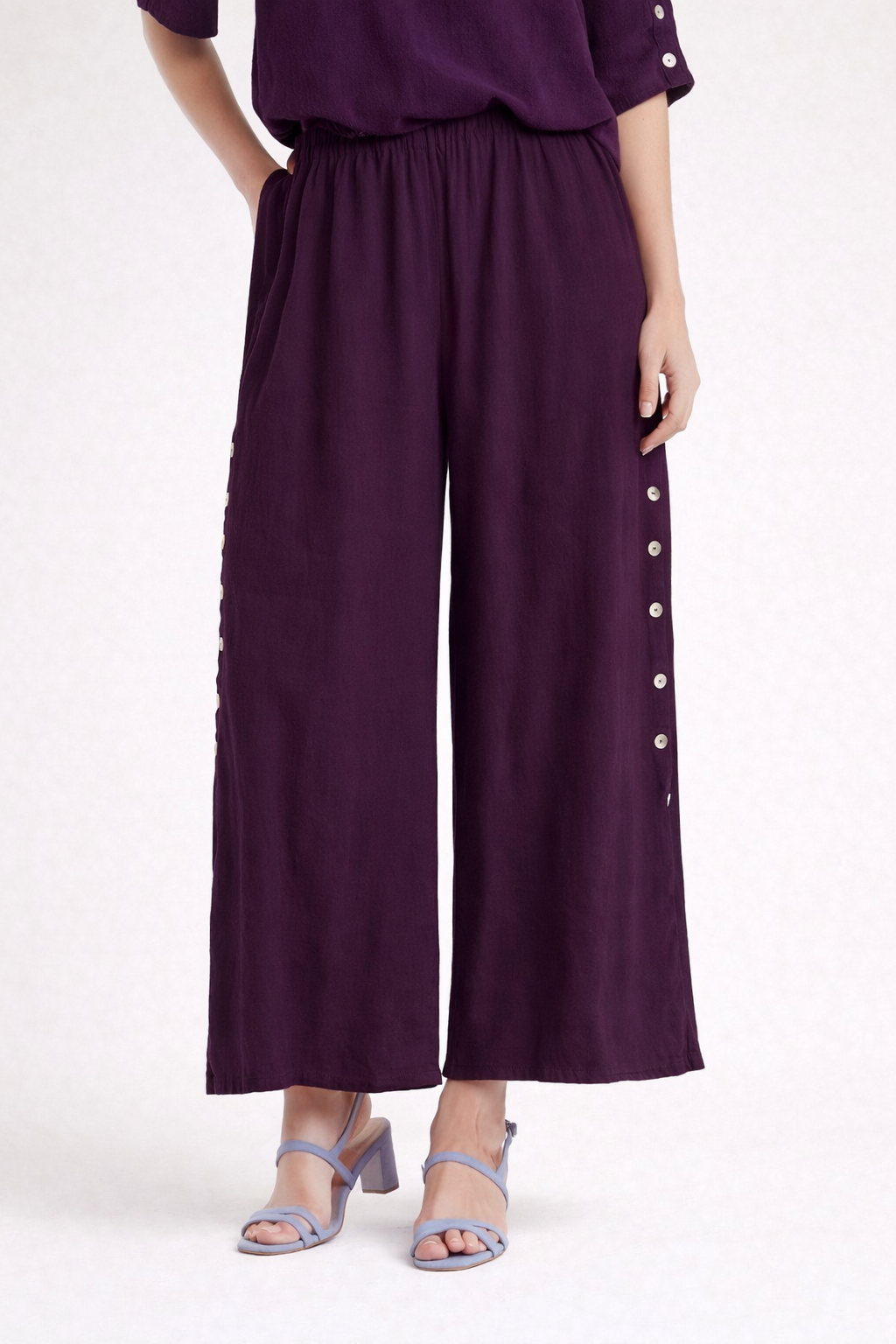 Oh My Gauze Chloe Amethyst Gauze Pants