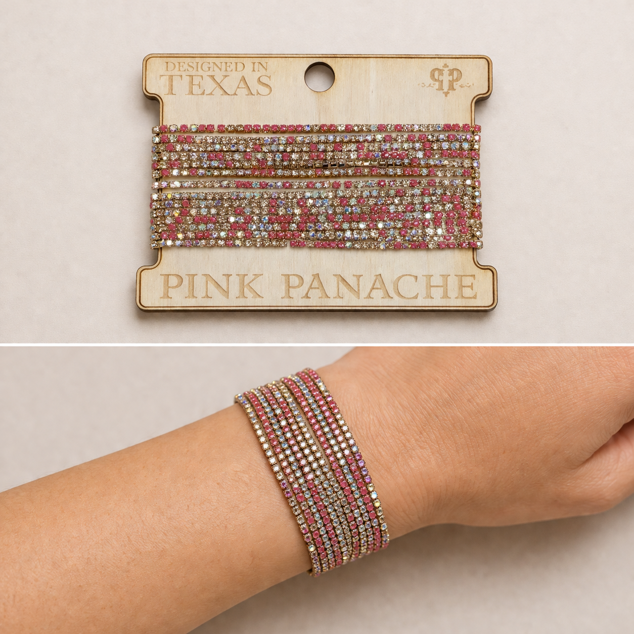 Rhinestone Bracelet Set