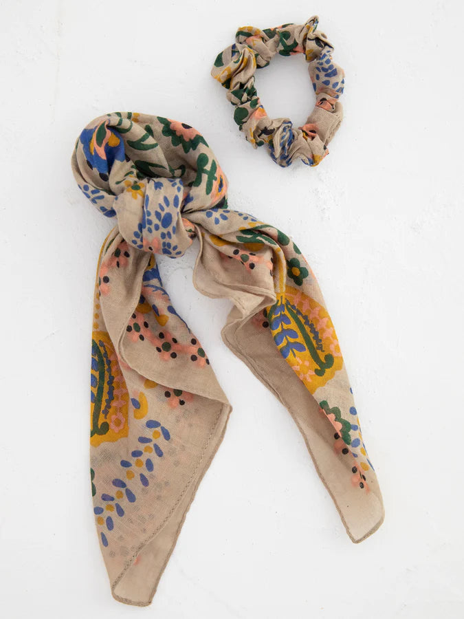 Natural Life Bandana Scrunchie