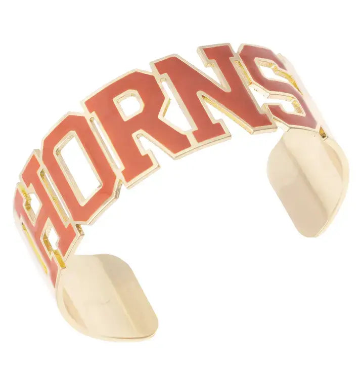 Canvas Texas Longhorns Varsity Outline Cuff