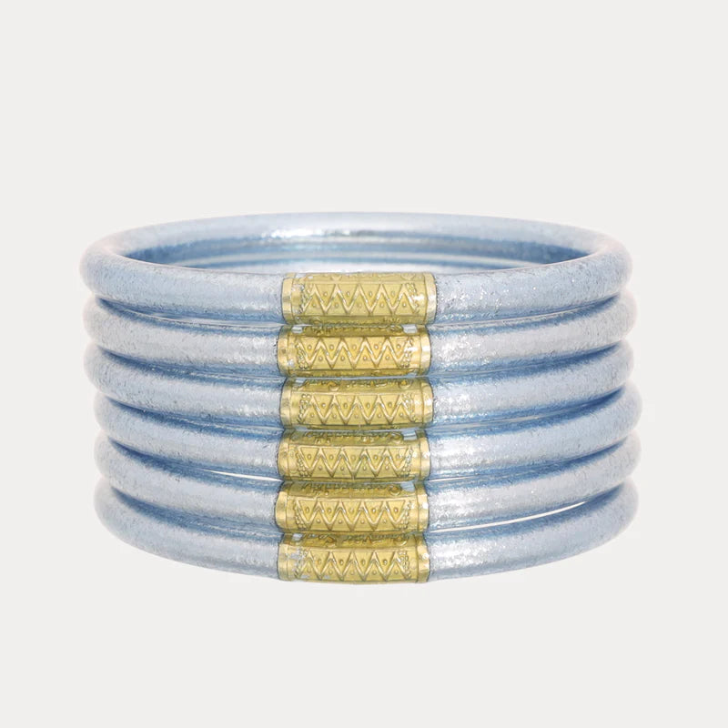 Budha Girl Celeste All Weather Bangles® (AWB®) - Set of 6