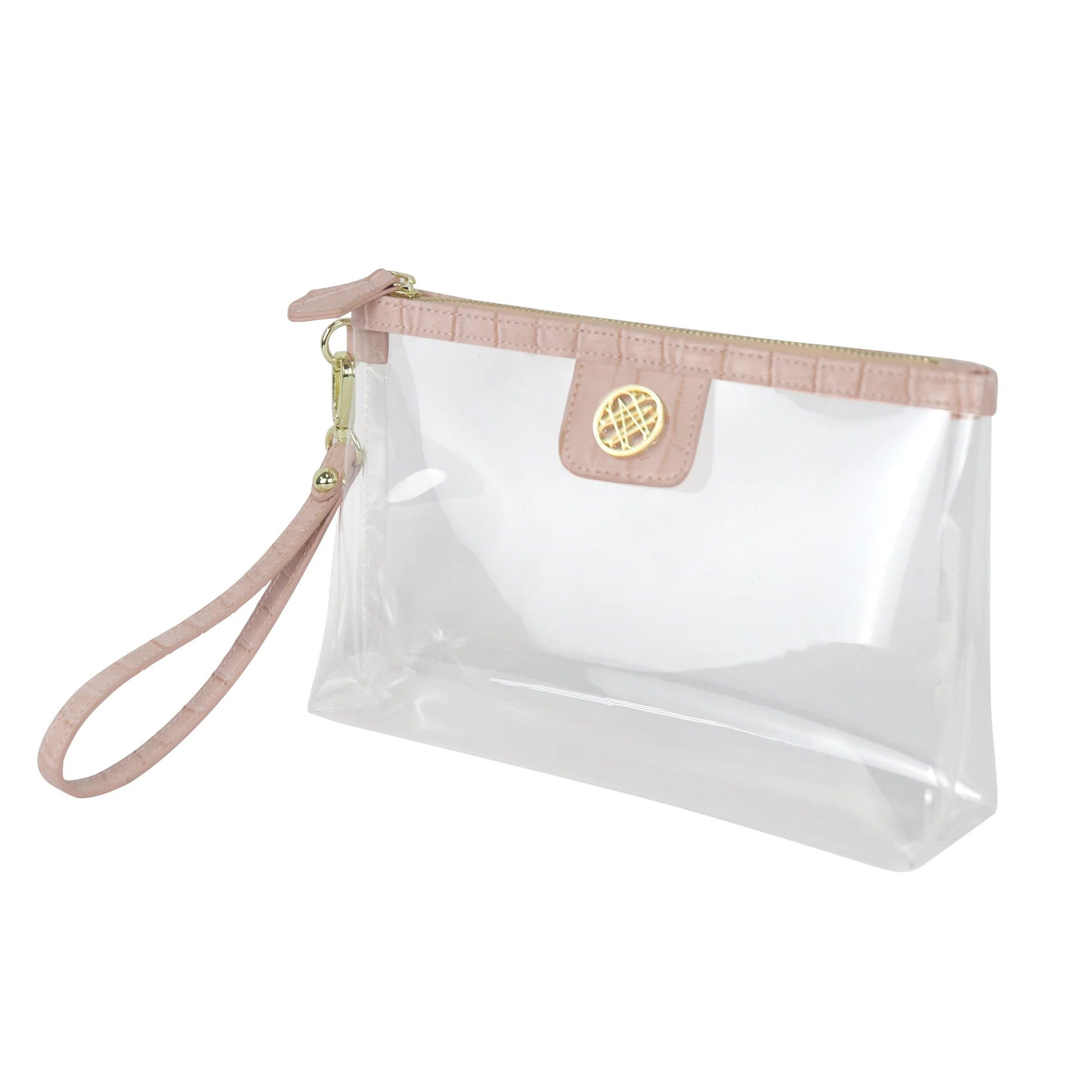 Clearly Fabulous Clear Wristlet - Pink