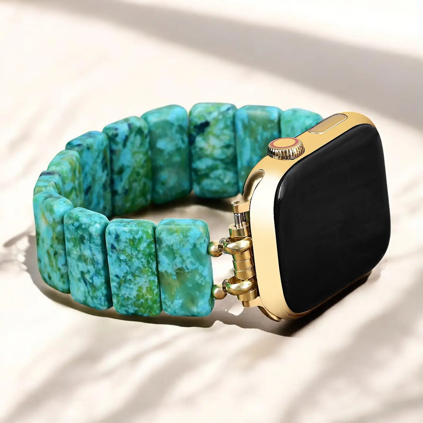 Jade Serenity Stretch Apple Watch Strap — Accents Boutique, Marble Falls TX