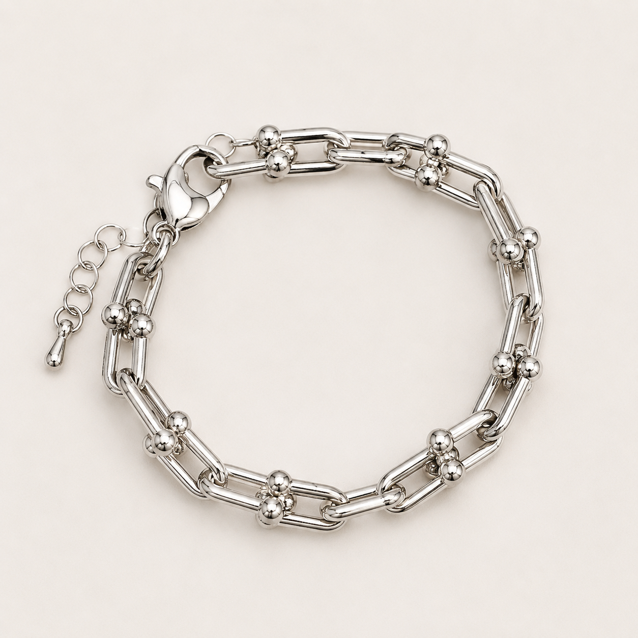 Silver Link Chain Bracelet