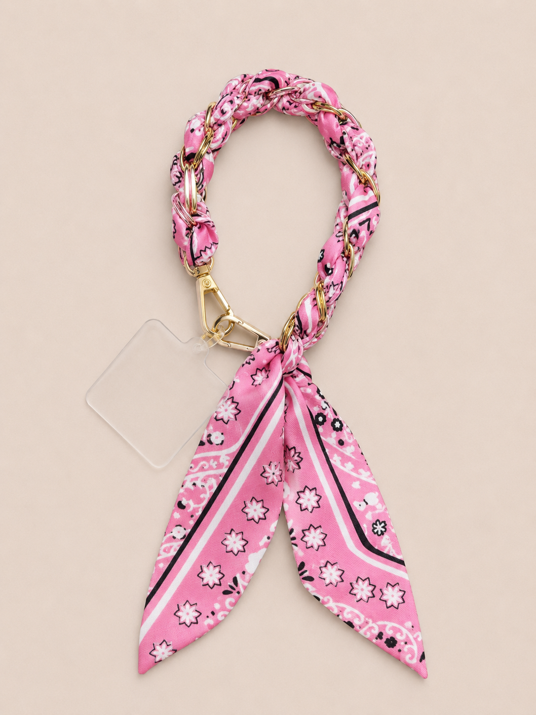 Scarf Chain Bag Tag/Phone Holder