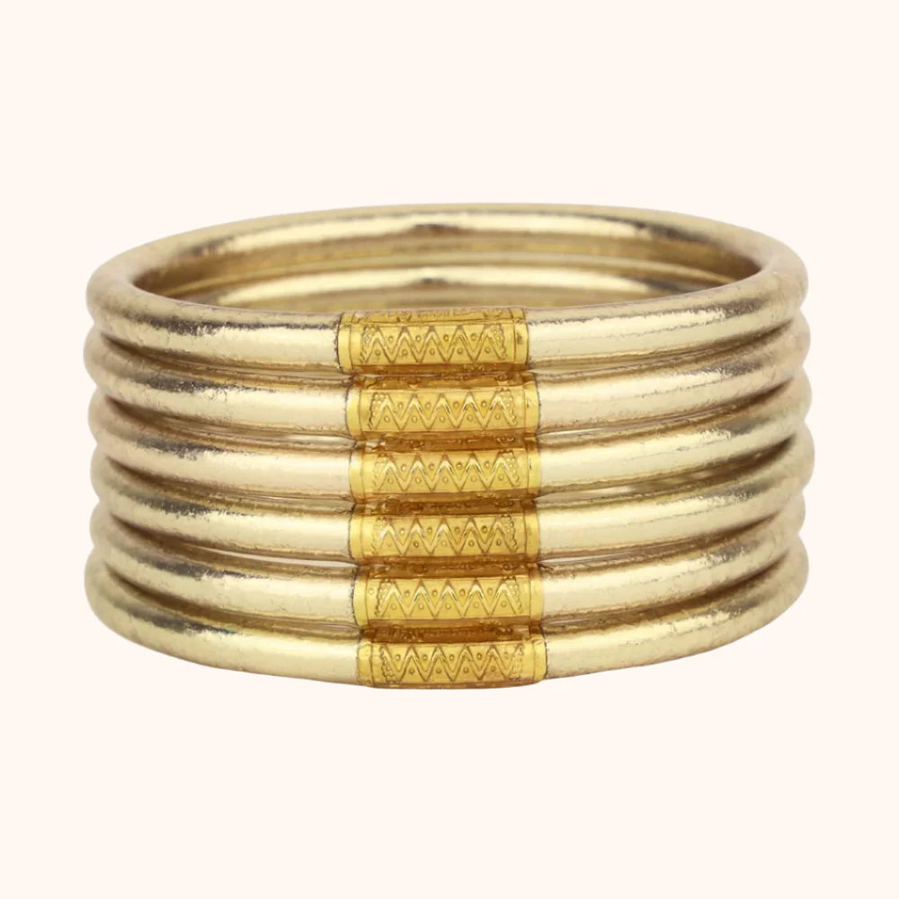 Budha Girl Etoile All Weather Bangles (Set of 6) - Serenity Prayer