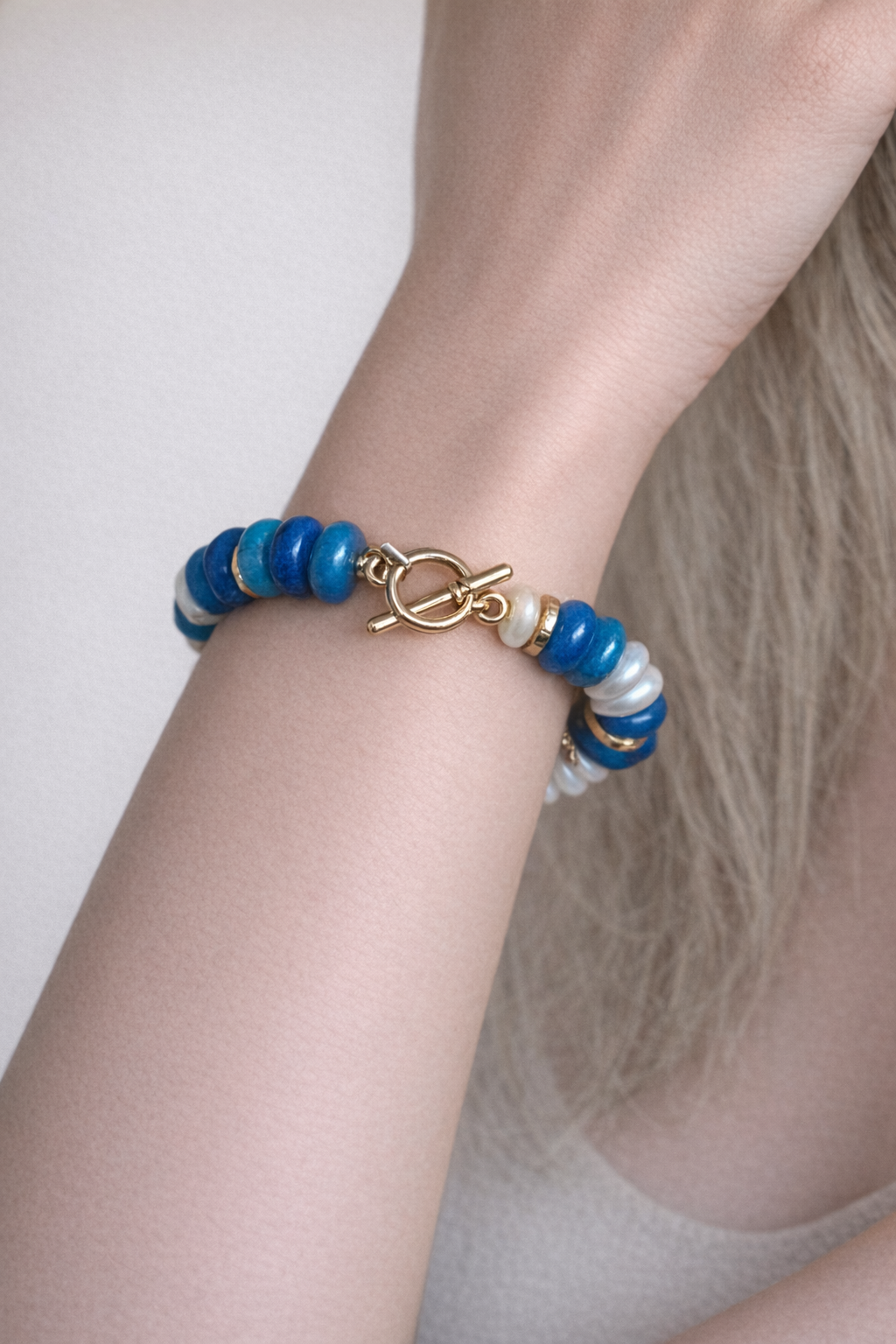 Stretch Toggle Beaded Bracelet