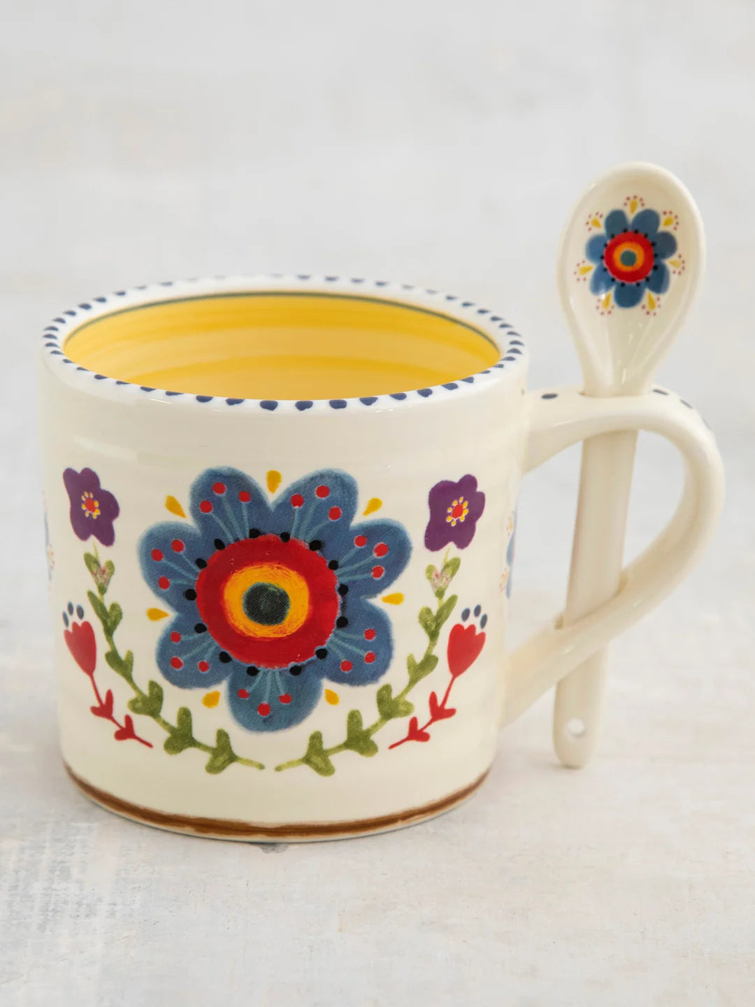 Natural Life Hazel Mug & Spoon Set