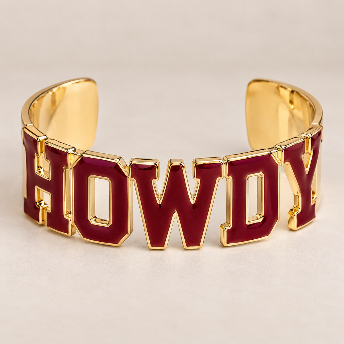 Canvas Texas A&M Aggies Varsity Outline Cuff
