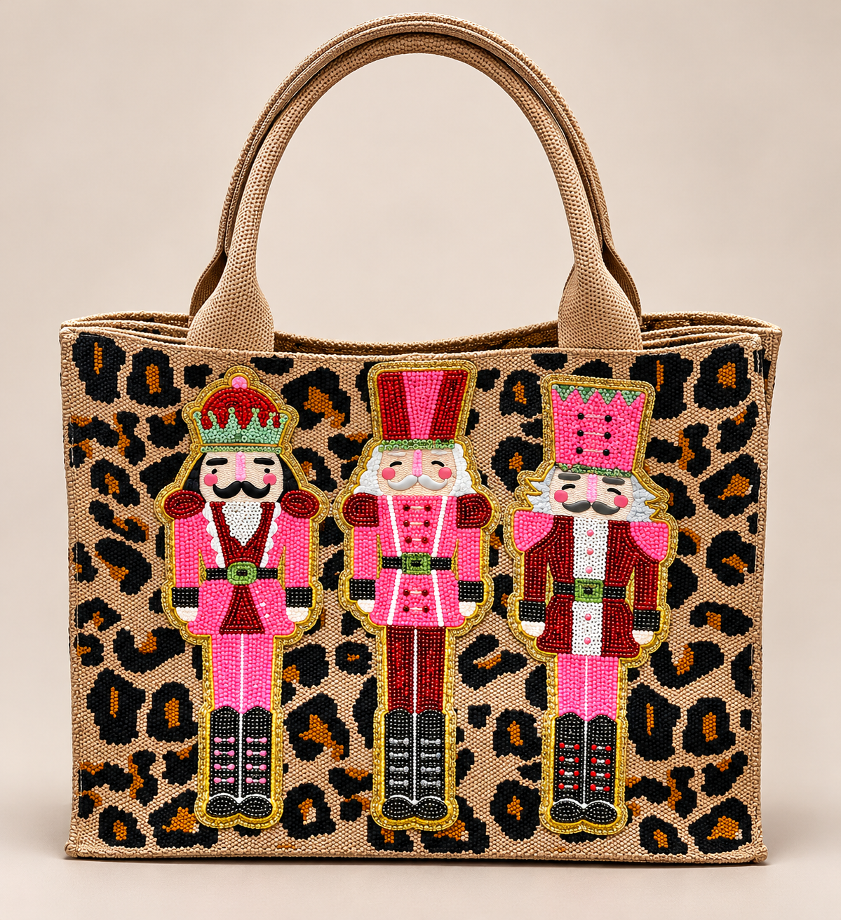Leopard Nutcracker Tote