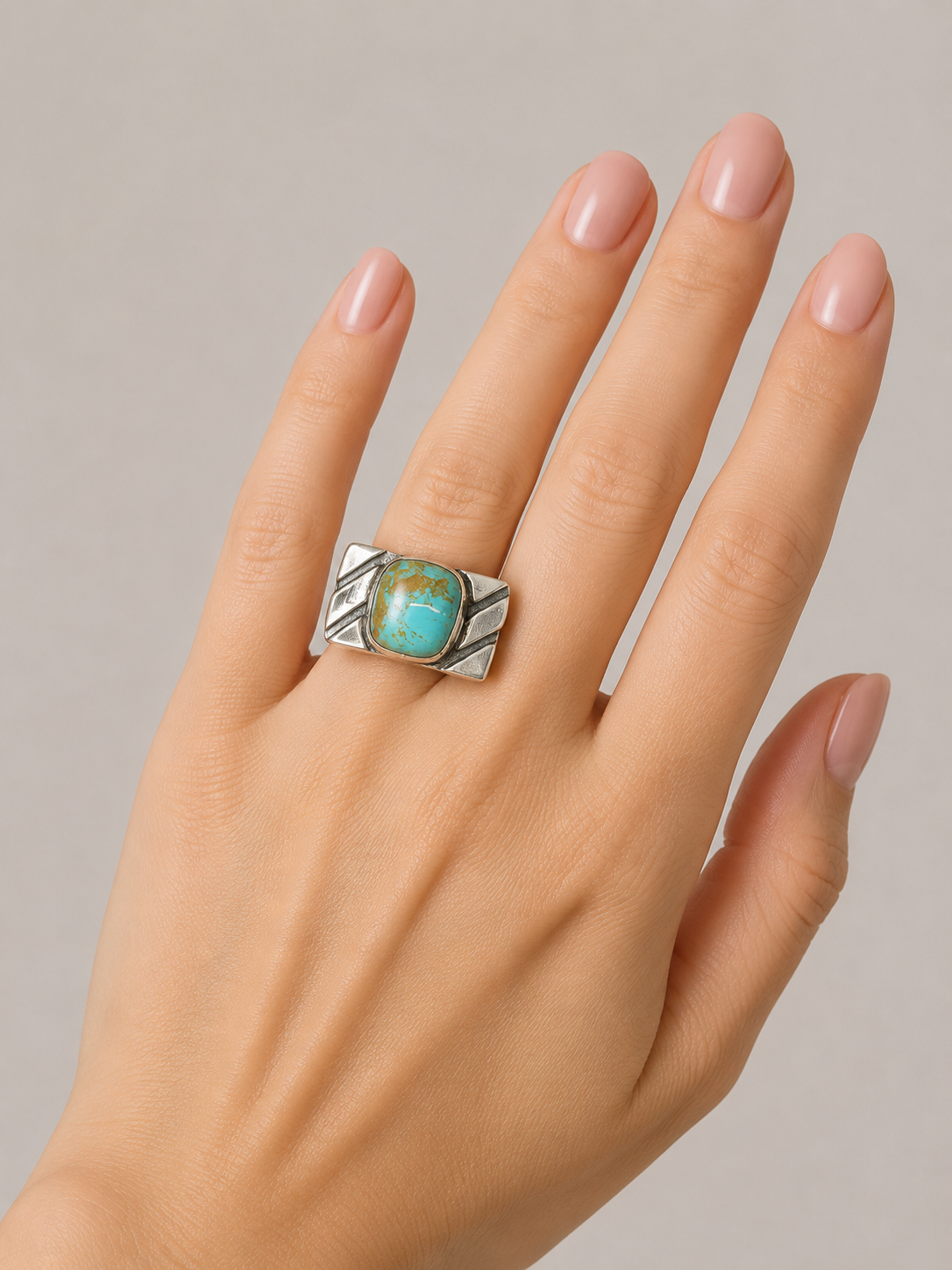 Dian Malouf Turquoise Ring RS7378