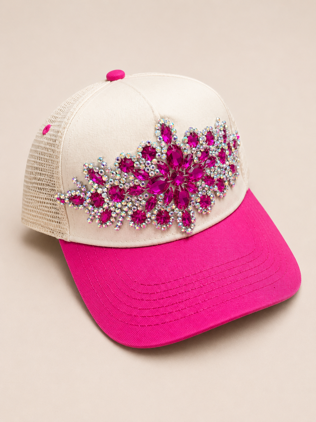 Crystal Bling Vintage Baseball Cap