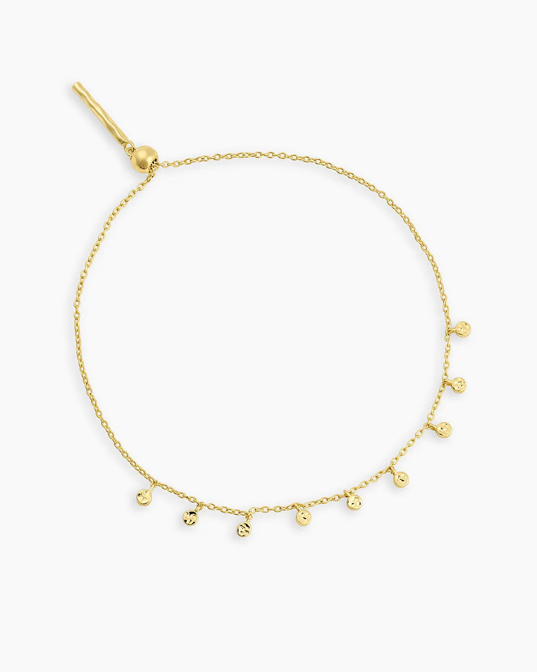 Gorjana Chloe Mini Disc Charm Bracelet in Gold