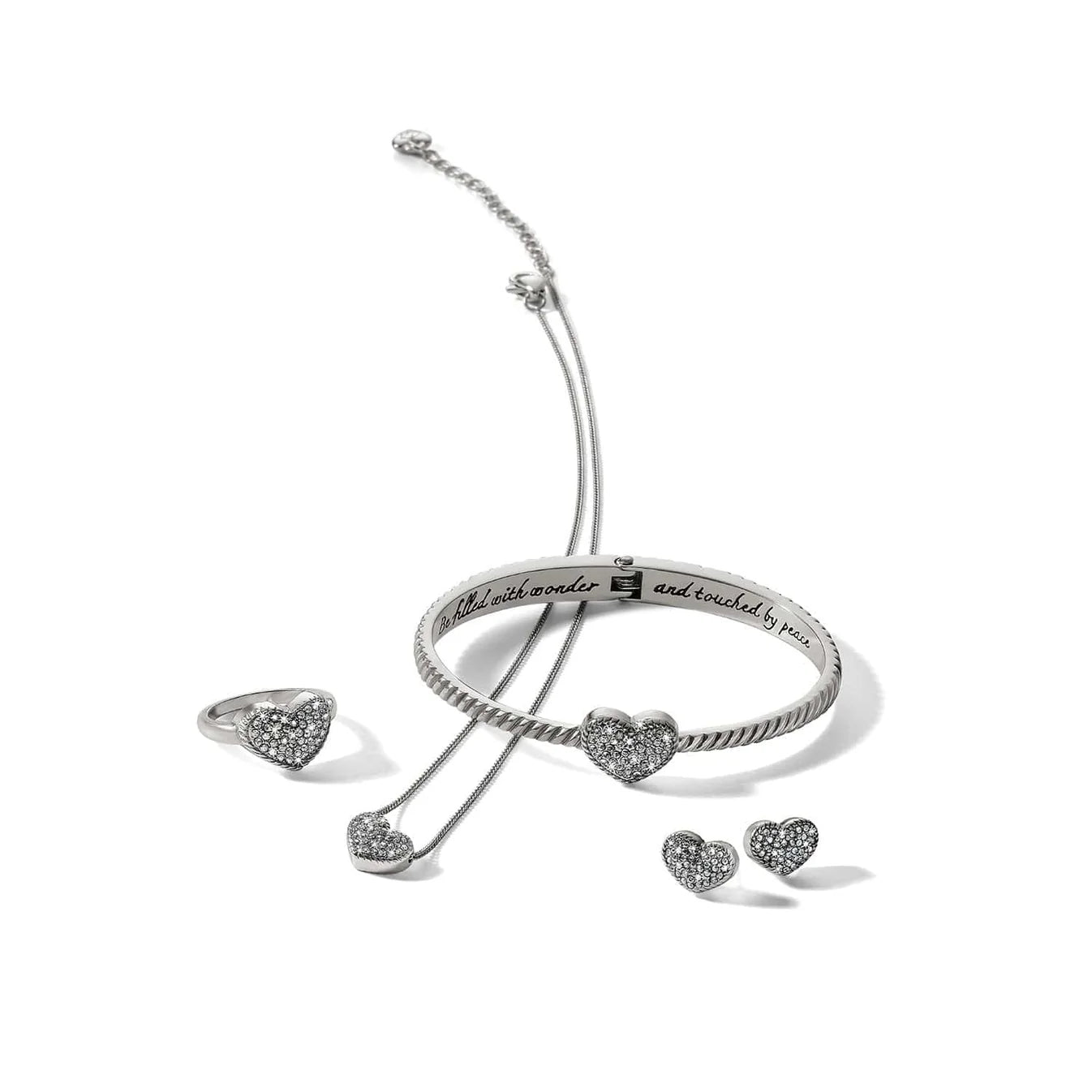 Brighton Illuminated Celeste Heart Post Earring