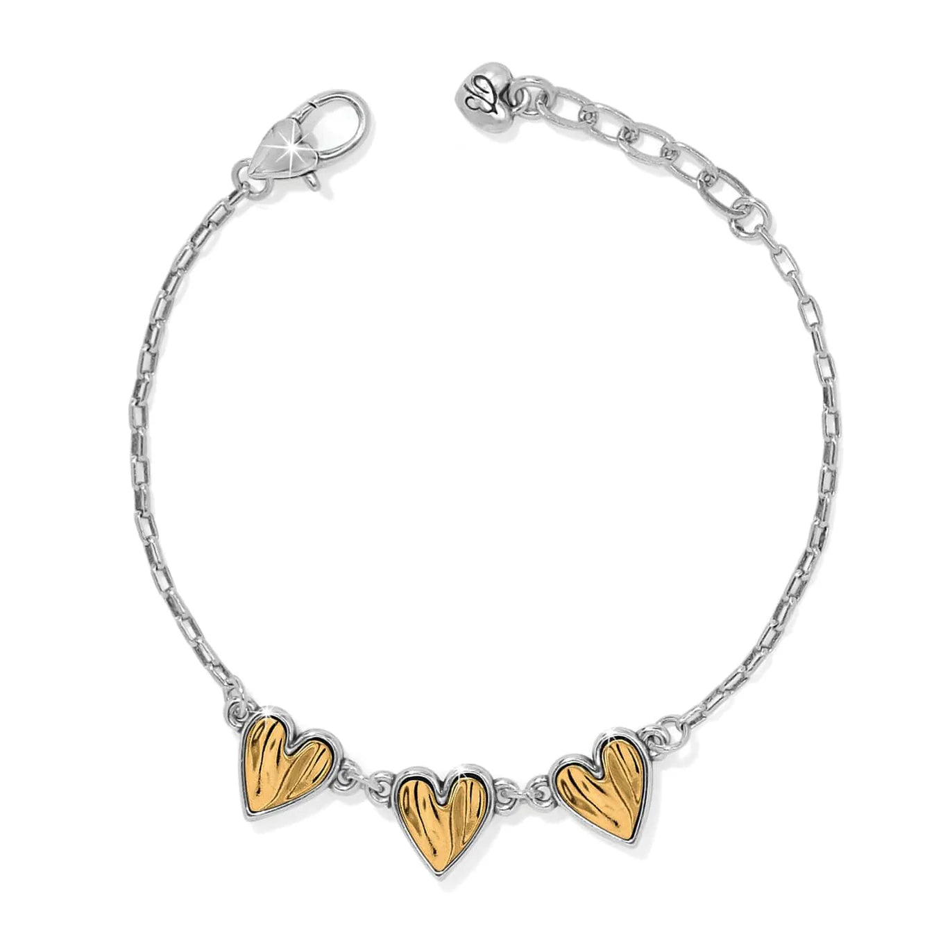 Brighton Cascade Trio Heart Bracelet — Accents Boutique, Marble Falls TX