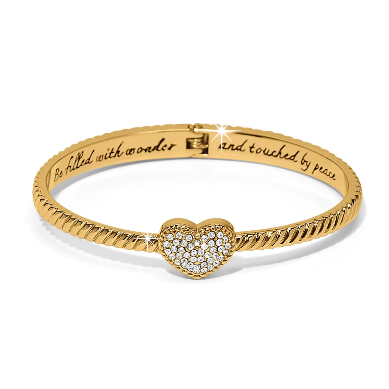 Brighton Celestia Heart Hinged Bangle — Accents Boutique, Marble Falls TX