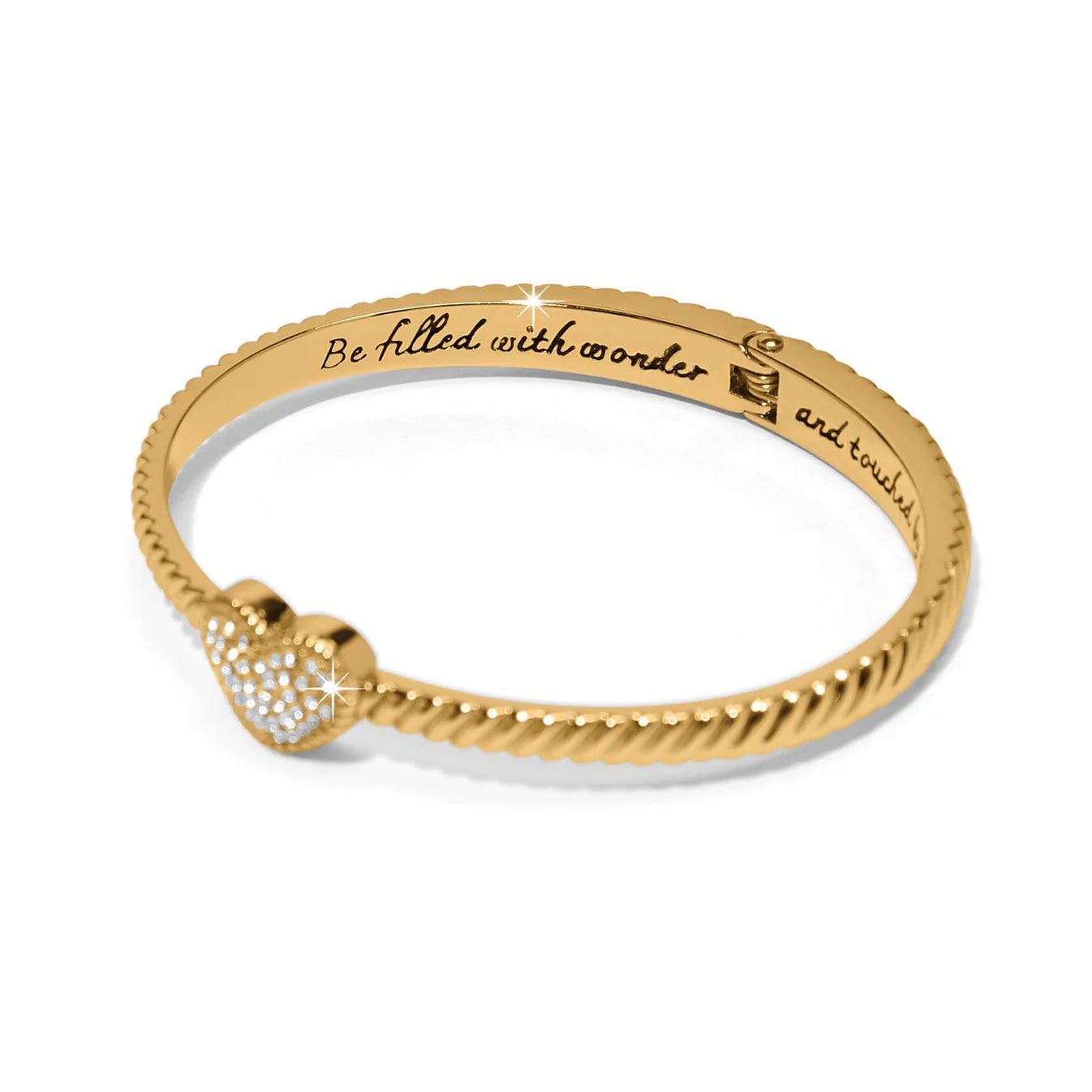 Brighton Celestia Heart Hinged Bangle — Accents Boutique, Marble Falls TX