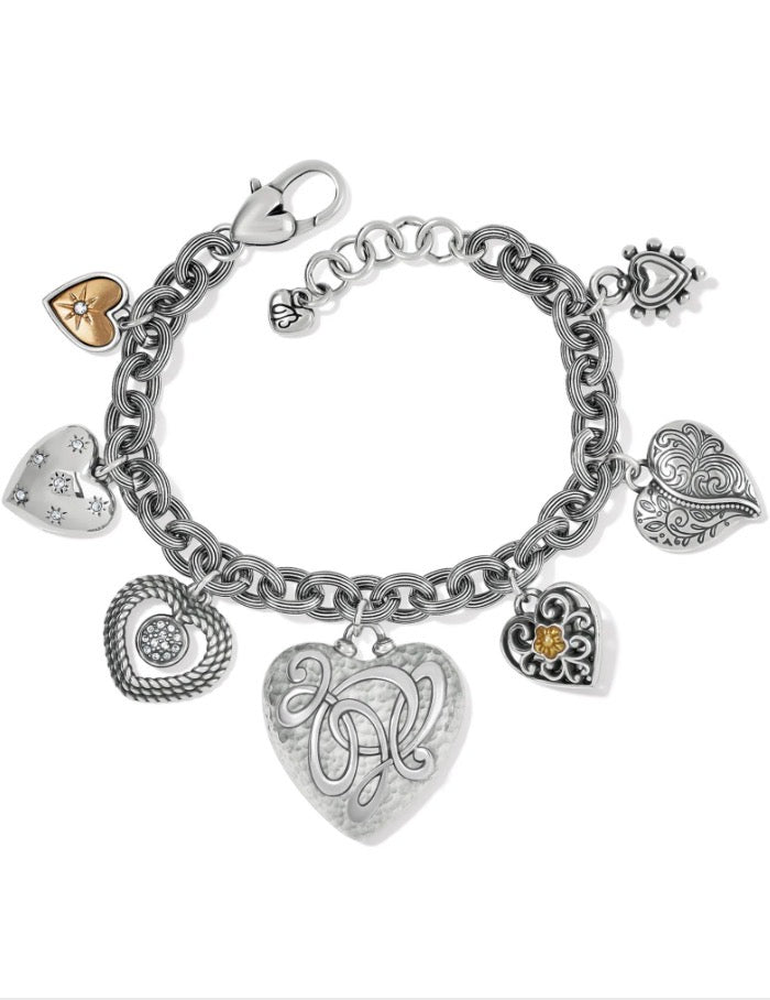 Brighton One Heart Endless Charm Bracelet