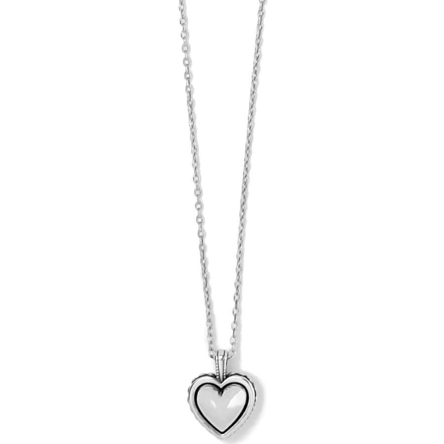 Brighton Pretty Tough Bold Crystal Heart Petite Pendant Necklace — Accents Boutique, Marble Falls TX