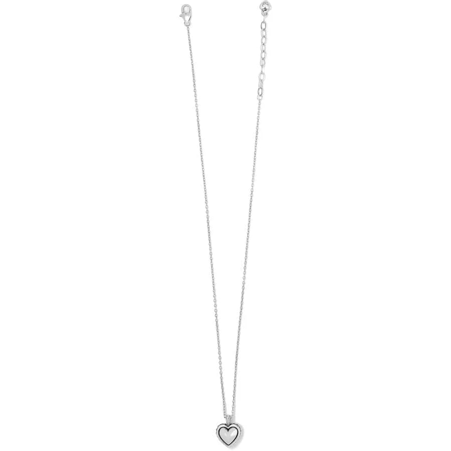 Brighton Pretty Tough Bold Crystal Heart Petite Pendant Necklace — Accents Boutique, Marble Falls TX