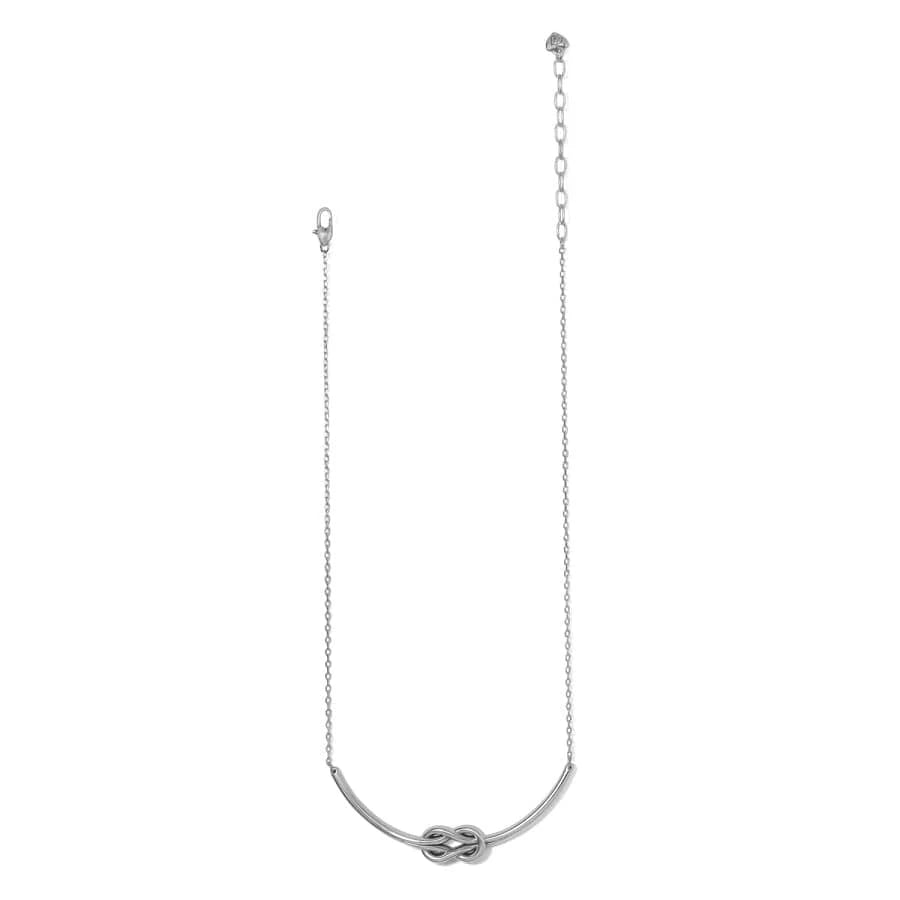 Brighton Interlock Harmony Collar Celtic Knot Necklace Silver