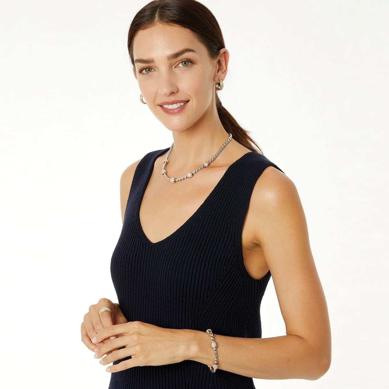 Brighton Meridian Bracelet 2 Tone — Accents Boutique, Marble Falls TX