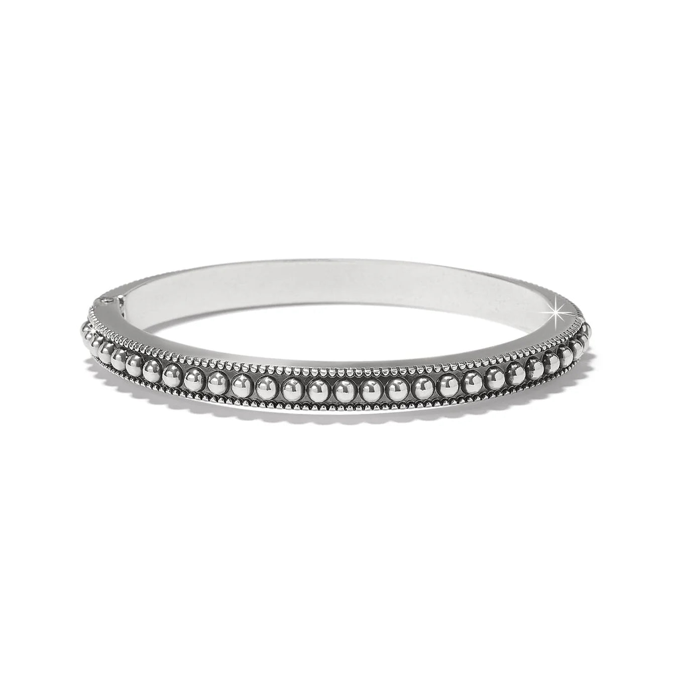 Brighton Pretty Tough Gem Aqua Hinge Bangle — Accents Boutique, Marble Falls TX