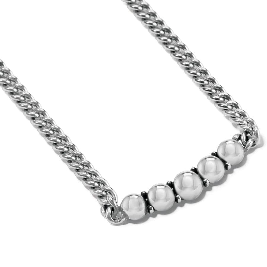 Brighton Pretty Tough Collar Silver Necklace