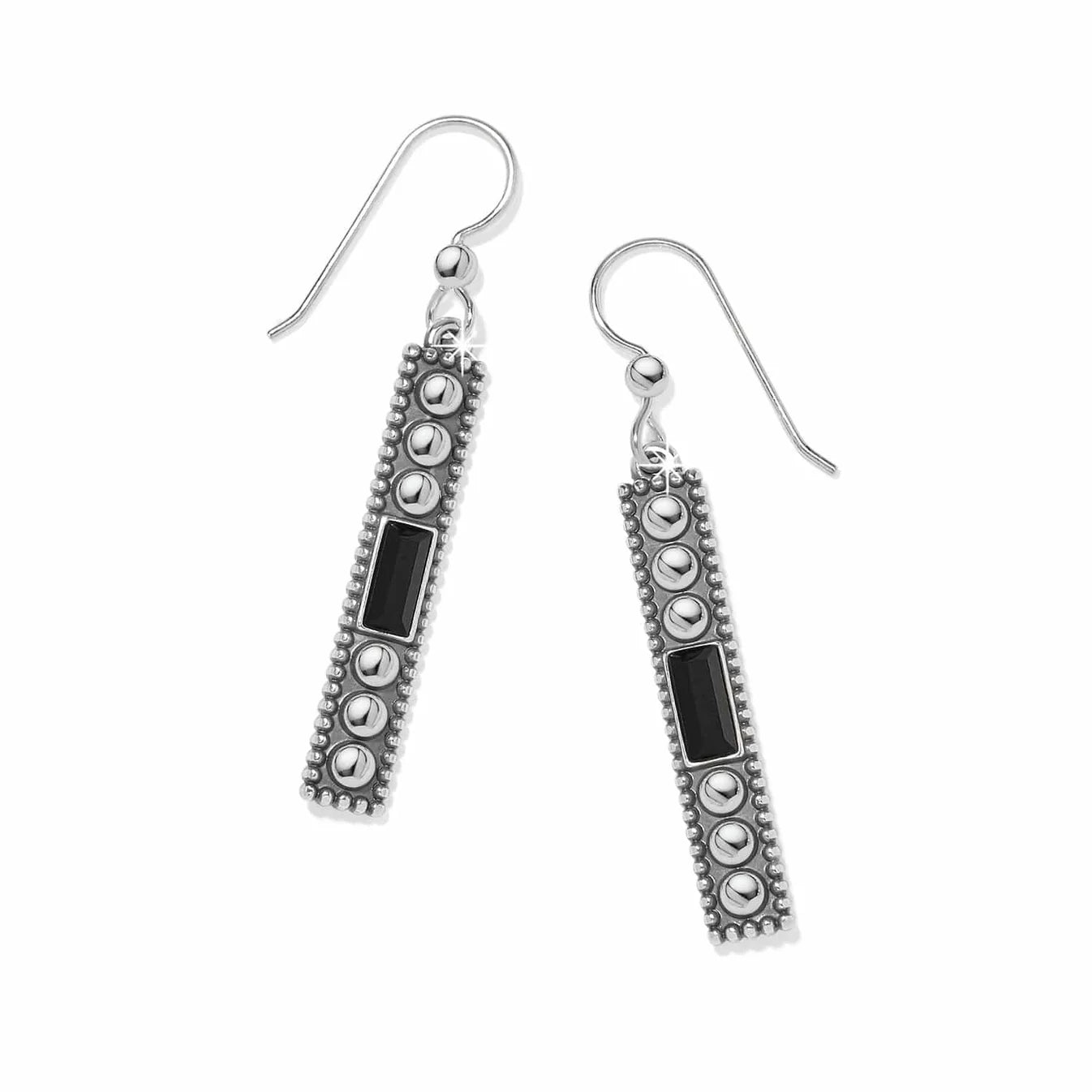 Brighton Pretty Tough Black Gem Earrings