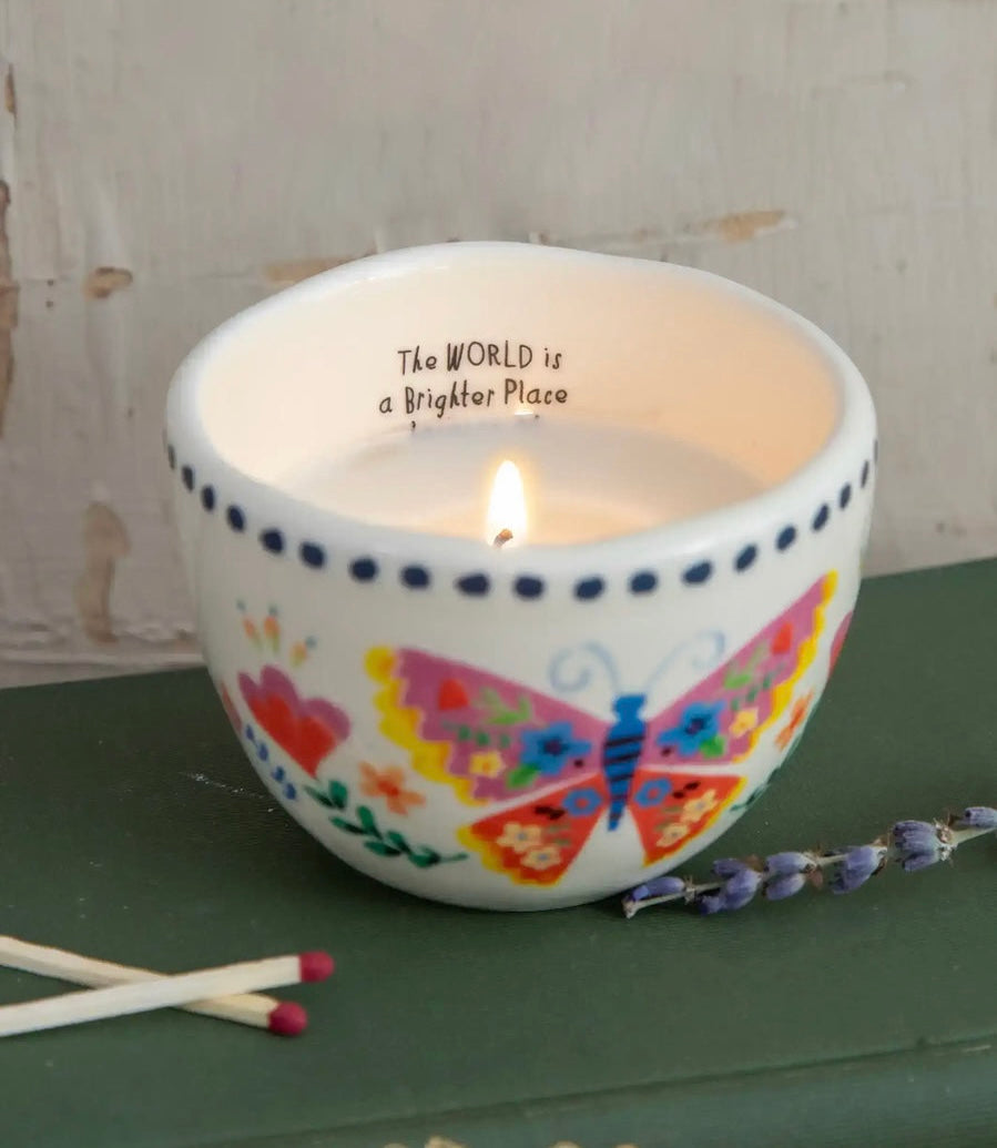 Natural Life Secret Message Candle