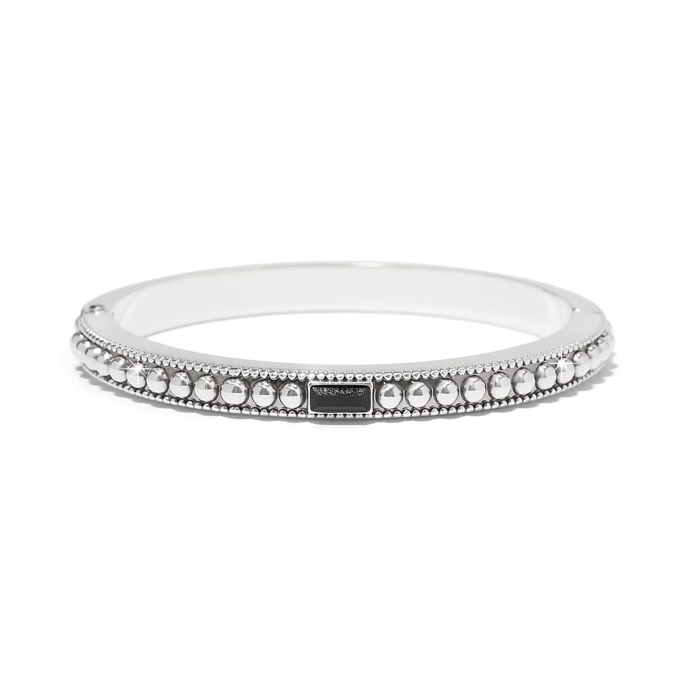 Brighton Pretty Tough Black Hinge Bracelet — Accents Boutique, Marble Falls TX