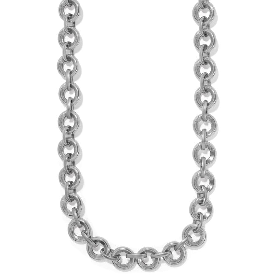 Brighton Medici Silver Link Necklace — Accents Boutique, Marble Falls TX