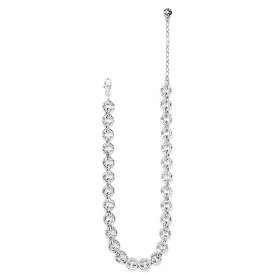 Brighton Medici Silver Link Necklace — Accents Boutique, Marble Falls TX
