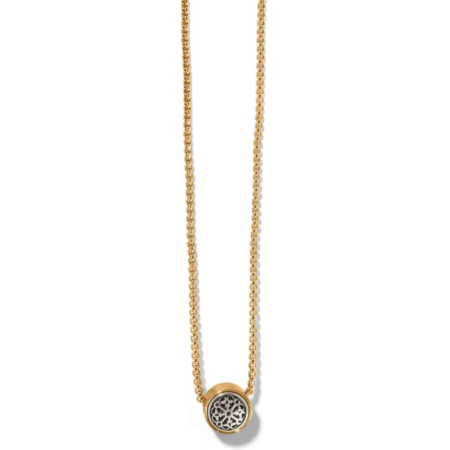 Brighton Ferrara Luce 2 Tone Mini Necklace