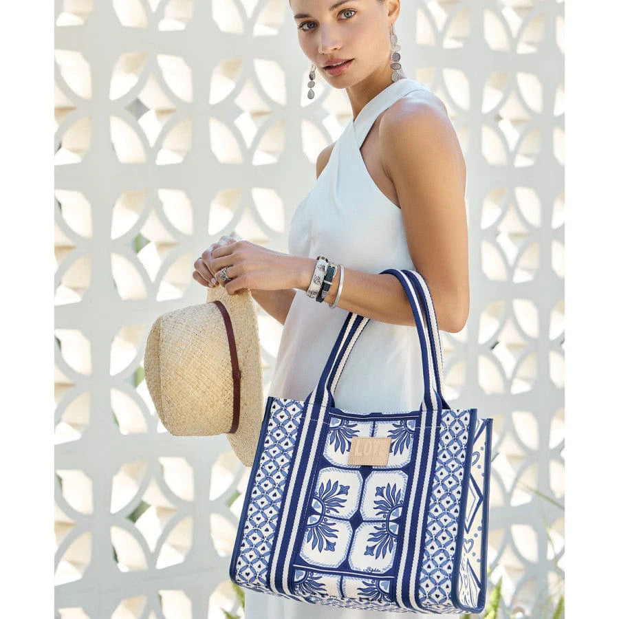 Brighton Lovely Tiles Canvas Carryall
