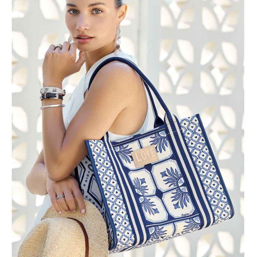 Brighton Lovely Tiles Canvas Carryall