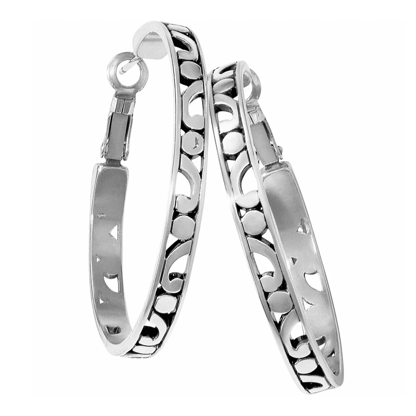 Brighton Contempo Large Hoop Earrings — Accents Boutique, Marble Falls TX