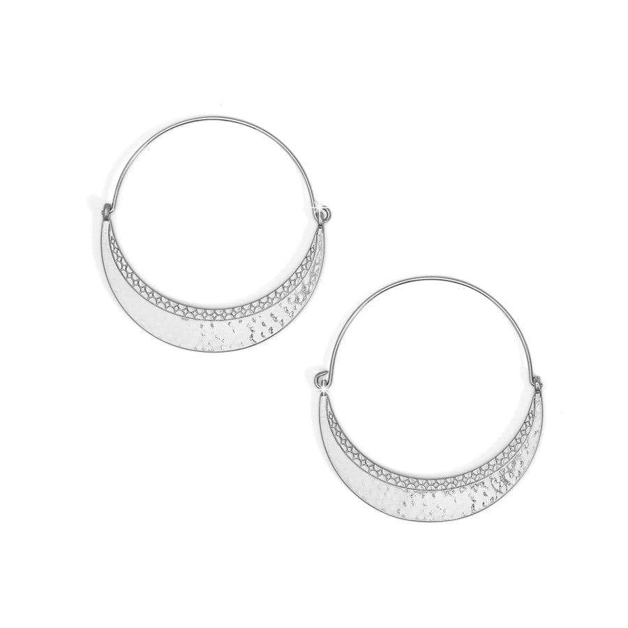Brighton Palm Canyon Silver Hoops — Accents Boutique, Marble Falls TX