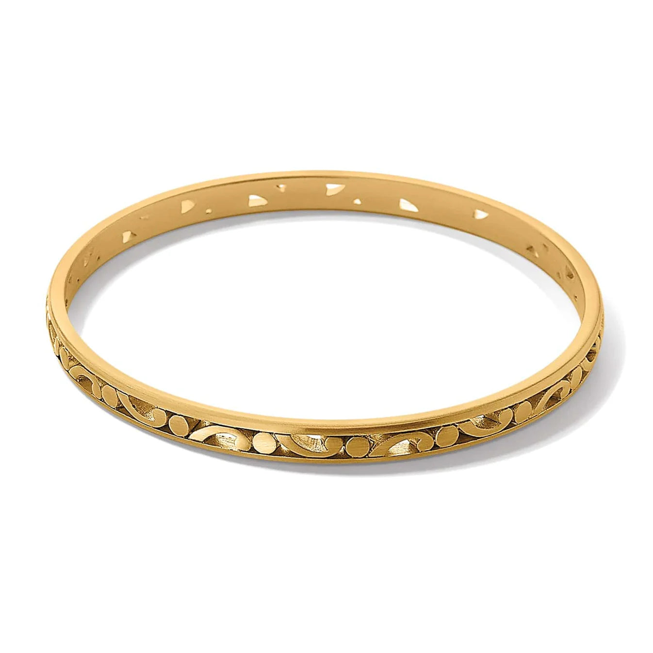 Brighton Contemporary Skinny Gold Bangle