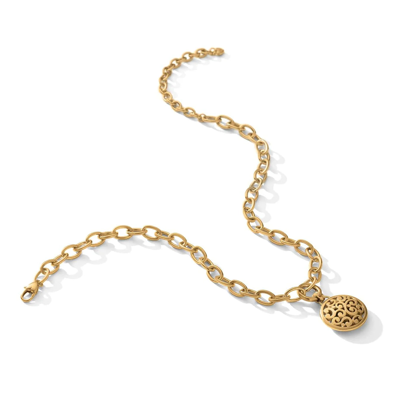 Brighton Contempo Medallion Charm Necklace — Accents Boutique, Marble Falls TX