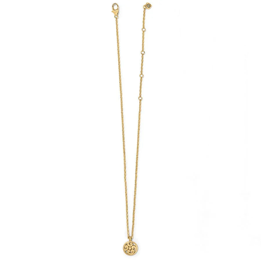 Brighton Contempo Medallion Gold Necklace