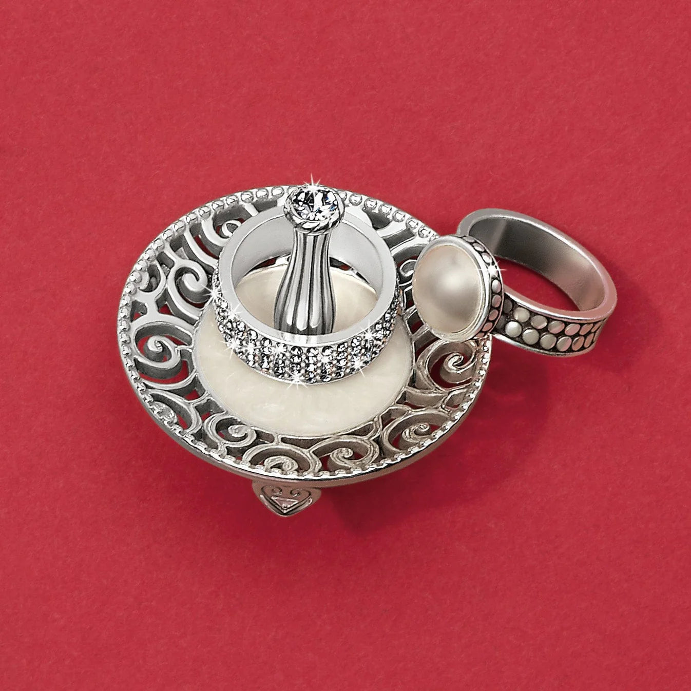 Brighton Lacie Daisy Ring Holder — Accents Boutique, Marble Falls TX