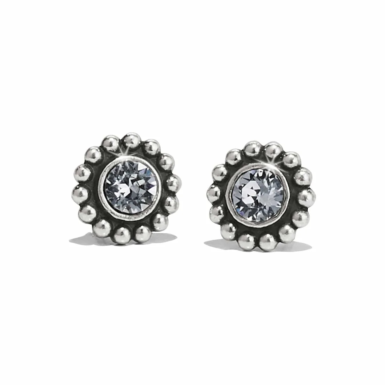 Brighton Twinkle Mini Post Earrings Silver — Accents Boutique, Marble Falls TX