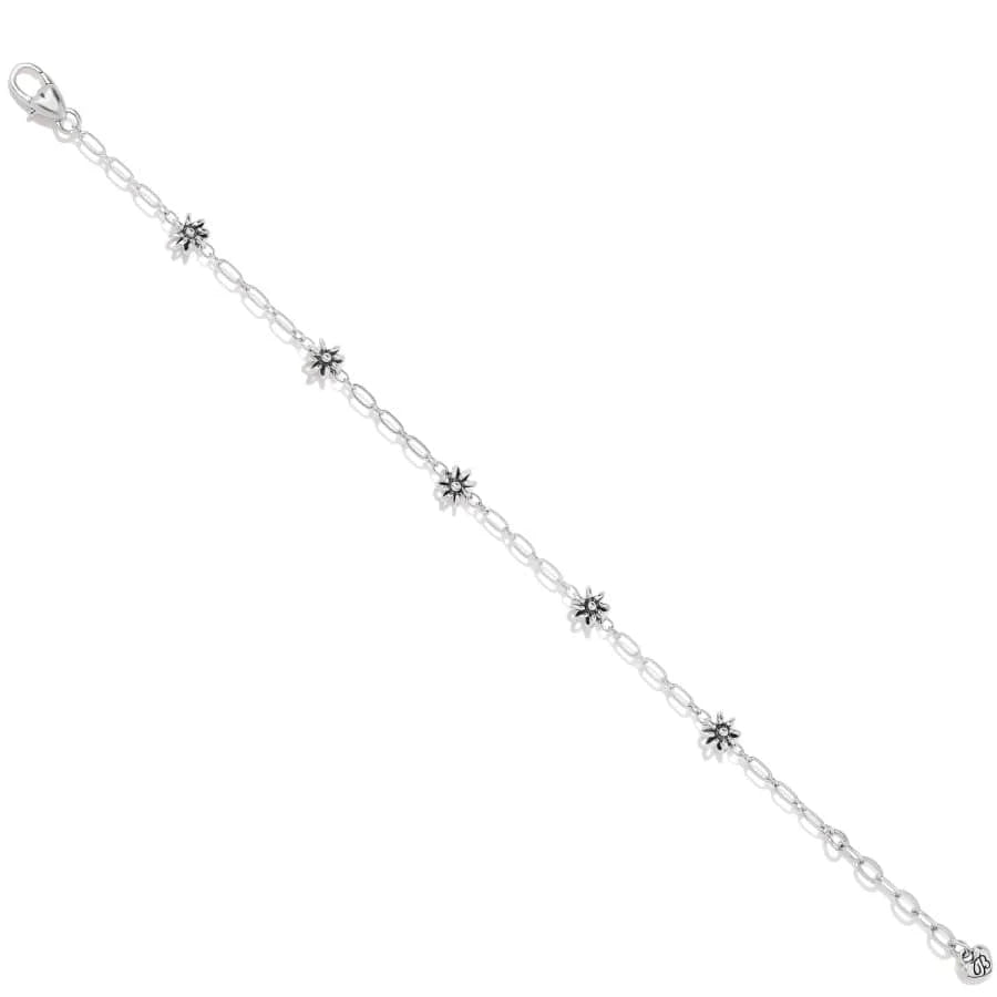 Brighton Daisy Chain Anklet Silver One Size — Accents Boutique, Marble Falls TX