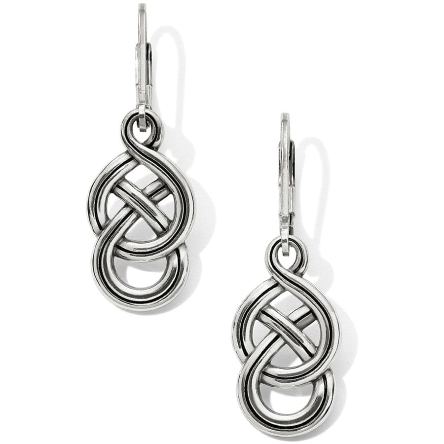 Brighton Interlok Braid Petite Leverback Earrings Silver One Size — Accents Boutique, Marble Falls TX