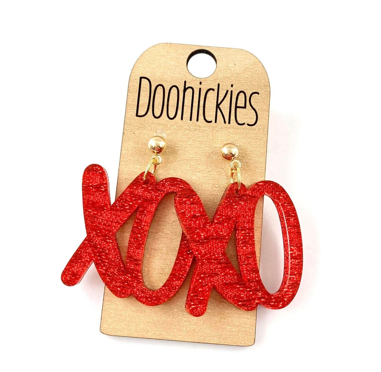 Glitter XO Earrings