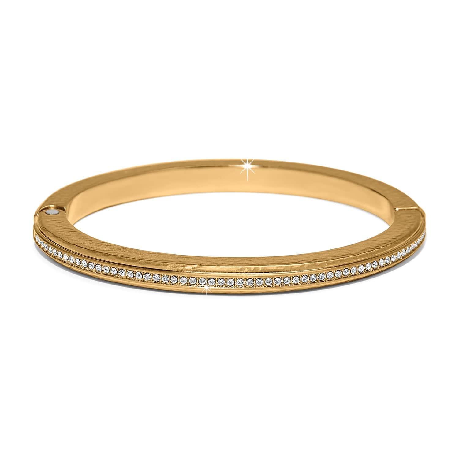 Brighton Meridian Orbit Gold Hinge Bangle