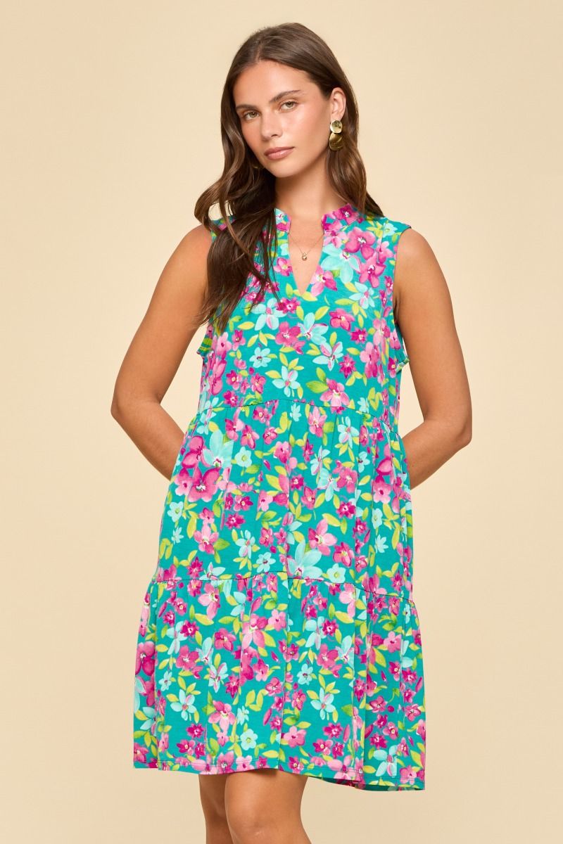 Lizzy Tiered Wrinkle Free Dress