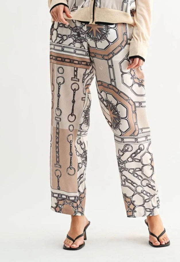 Jerry Pull On Satin Pant