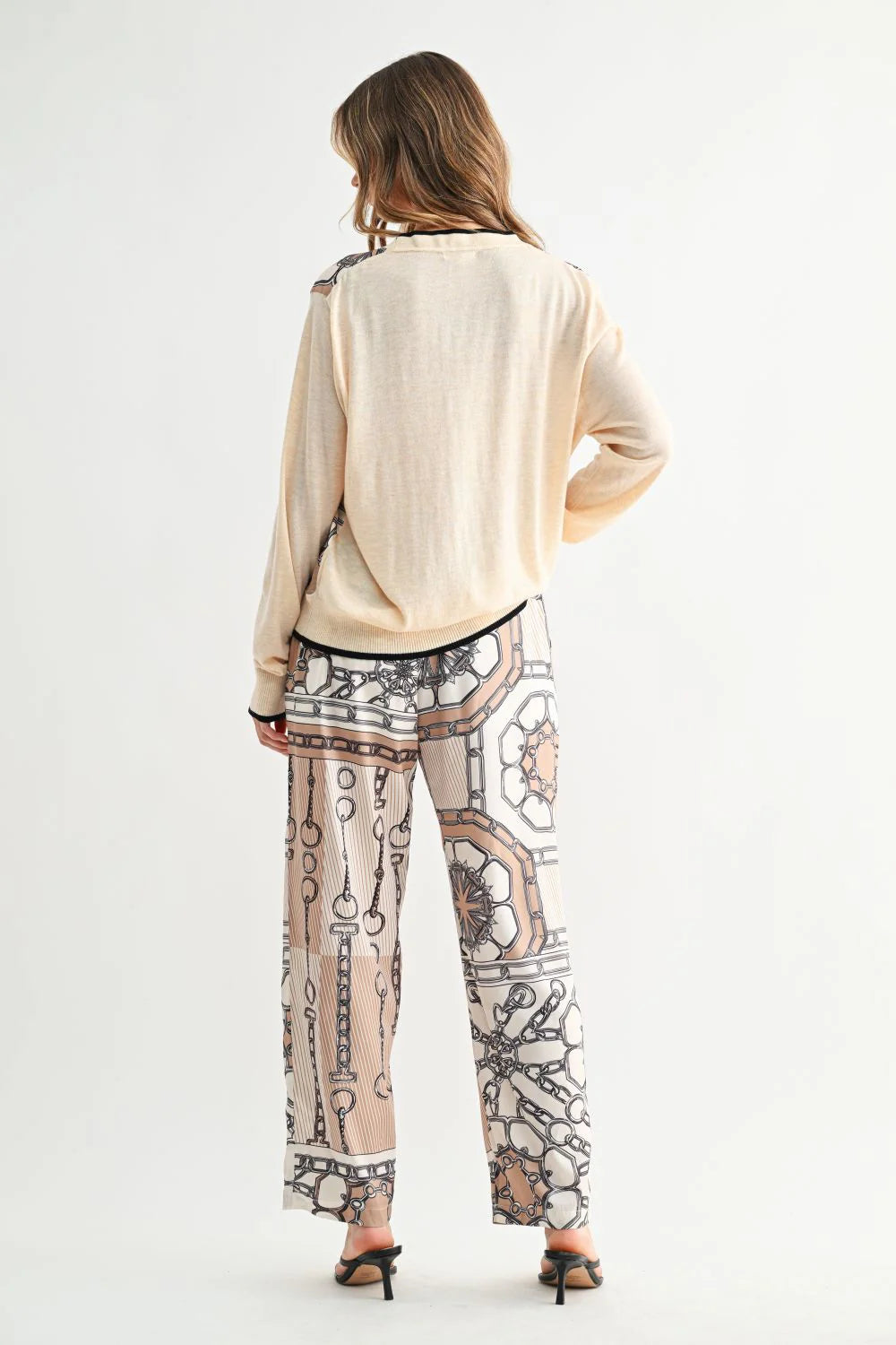 Jerry Pull On Satin Pant